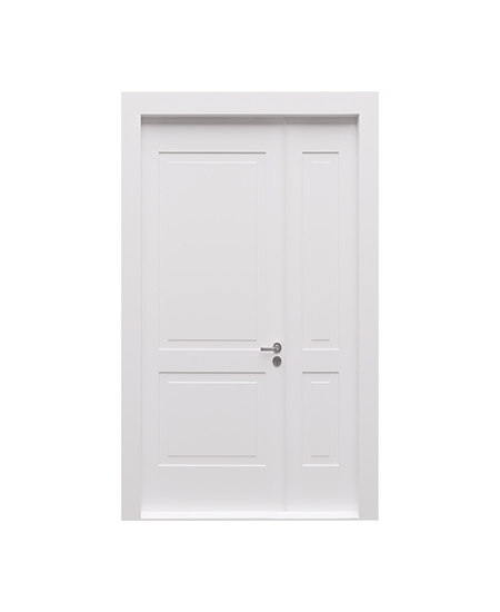 BY-149C Porte intérieure 1/5 2 vantaux Laqué
